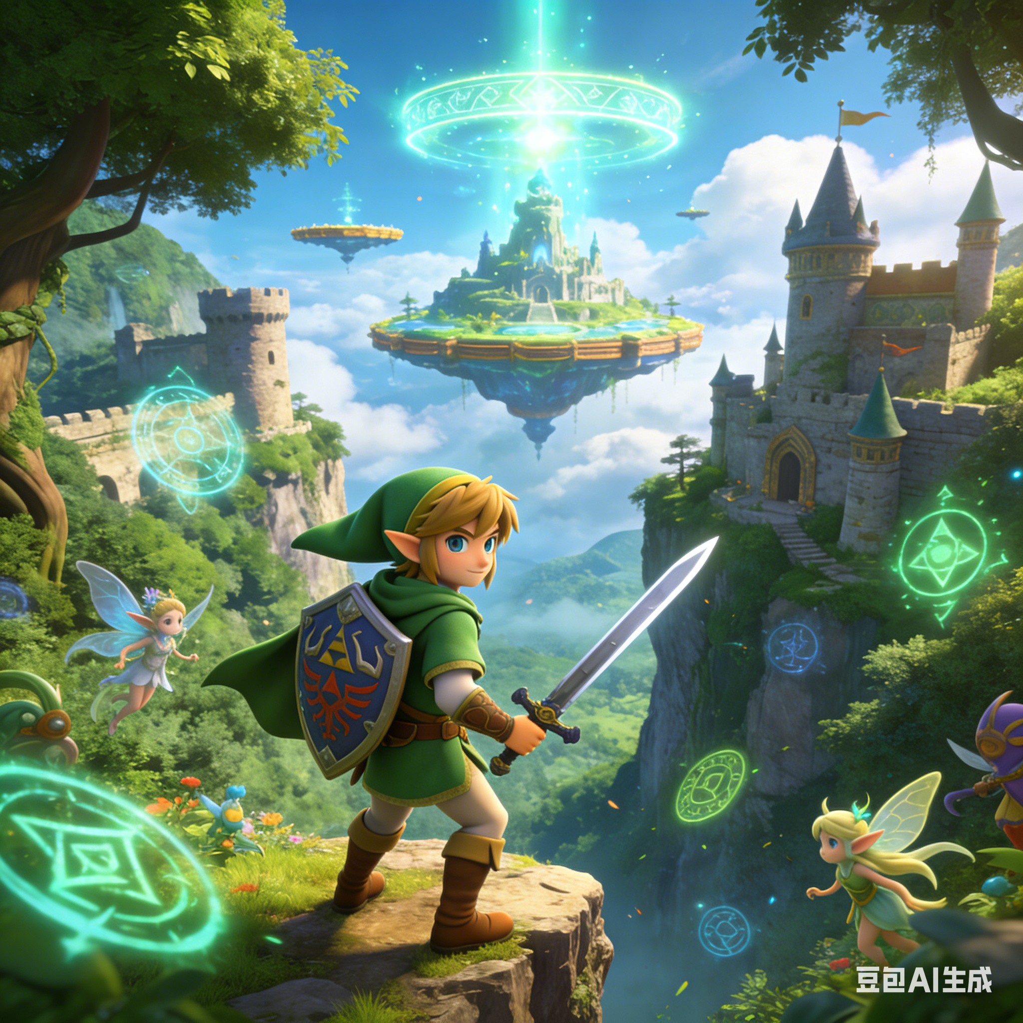 塞尔达传说：王国之泪游戏画面